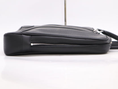 LOUIS VUITTON M54472 Epiporte Document Voyage Noir Business Bag