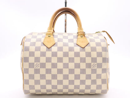 LOUIS VUITTON N41534 Azur Speedy 25 Boston Bag