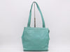 CHANEL Lambskin Coco Mark Tote Bag, Turquoise Blue, Sticker, 5332704