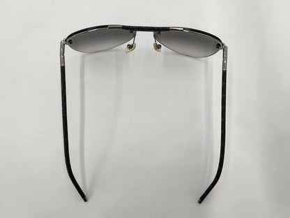  LOUIS VUITTON Z1109E Eclipse Sunglasses, Clockwise, Canvas, Metal Frame, Gray, Dust Bag and Box Included