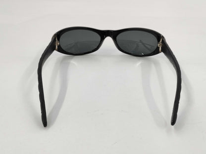  CHANEL 5129-Q Leather and Plastic Sunglasses Matelasse Black with Dust Bag and Case c501/87 54□19 Sunglasses