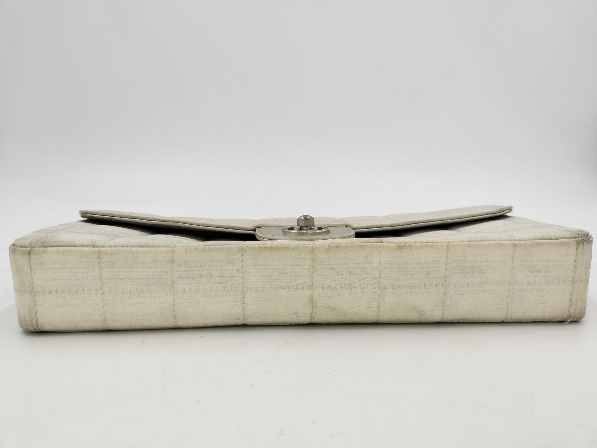 CHANEL New Travel Line Chain Shoulder Bag Canvas with Seal