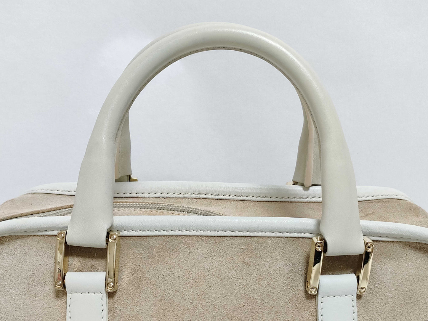LOEWE Anagram Logo Suede Handbag