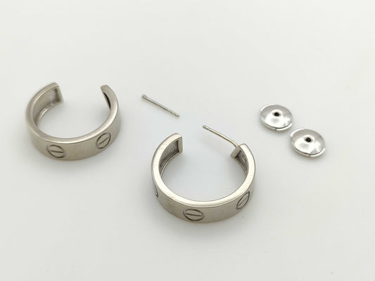 Cartier Love WG 750 9.3g Earrings 