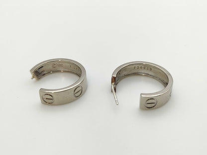 Cartier Love WG 750 9.3g Earrings 