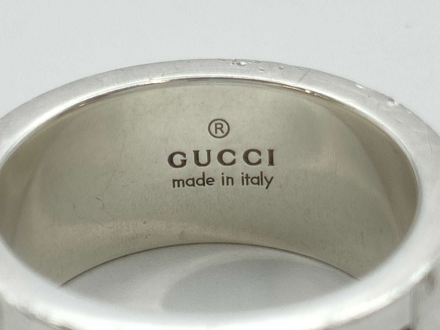 GUCCI Ring AG925 Size 8 6.8g