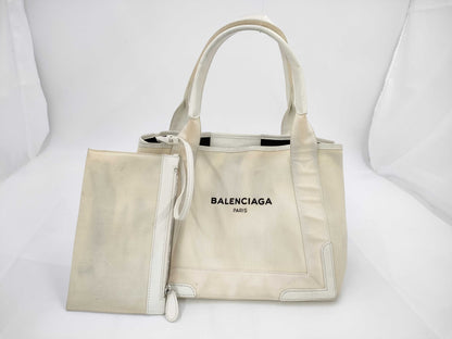 BALENCIAGA Beige Handbag with Pouch