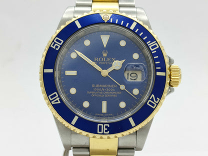 ROLEX Submariner 16613 V328157 Blue Dial Men's Watch