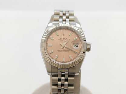 ROLEX Datejust 179174 D497396 Pink Dial Women's Watch