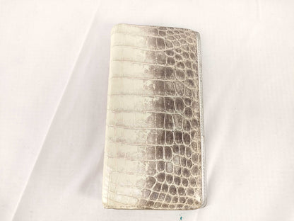 LOUIS VUITTON Crocodile Sahara Himalaya Portefeuille Plaza Long Wallet N99837 RFID Enabled Wallet