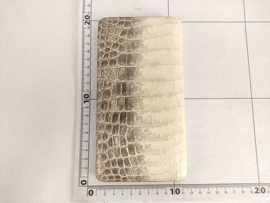 LOUIS VUITTON Crocodile Sahara Himalaya Portefeuille Plaza Long Wallet N99837 RFID Enabled Wallet