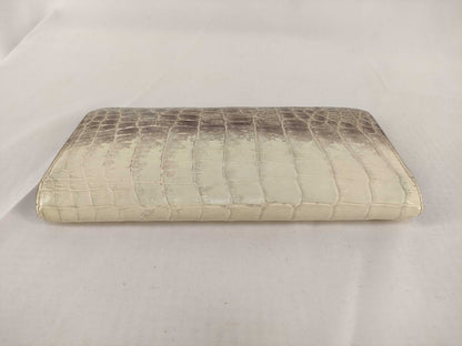 LOUIS VUITTON Crocodile Sahara Himalaya Portefeuille Plaza Long Wallet N99837 RFID Enabled Wallet