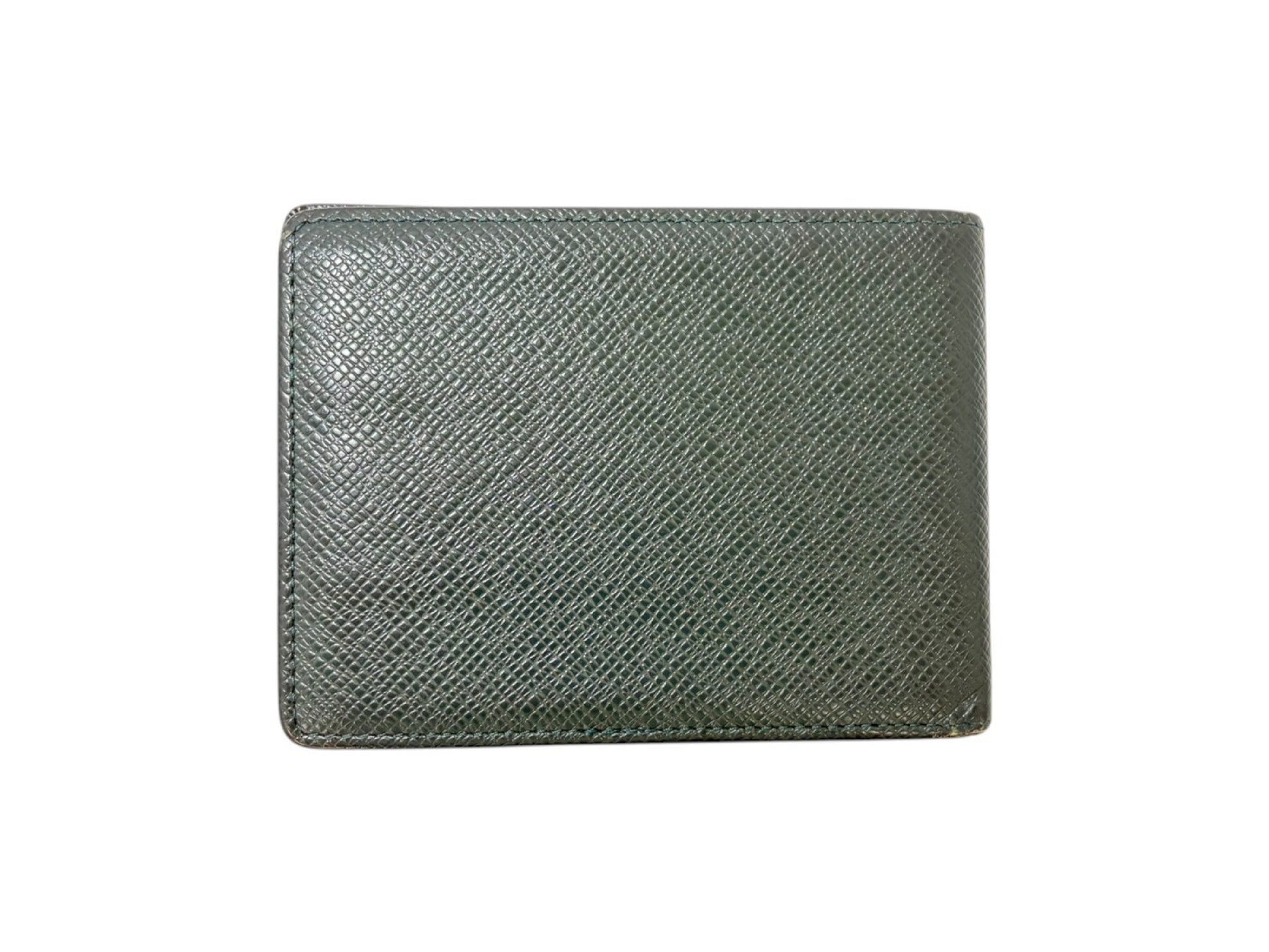 LOUIS VUITTON Porte-Bie Carte Credit Green Wallet
