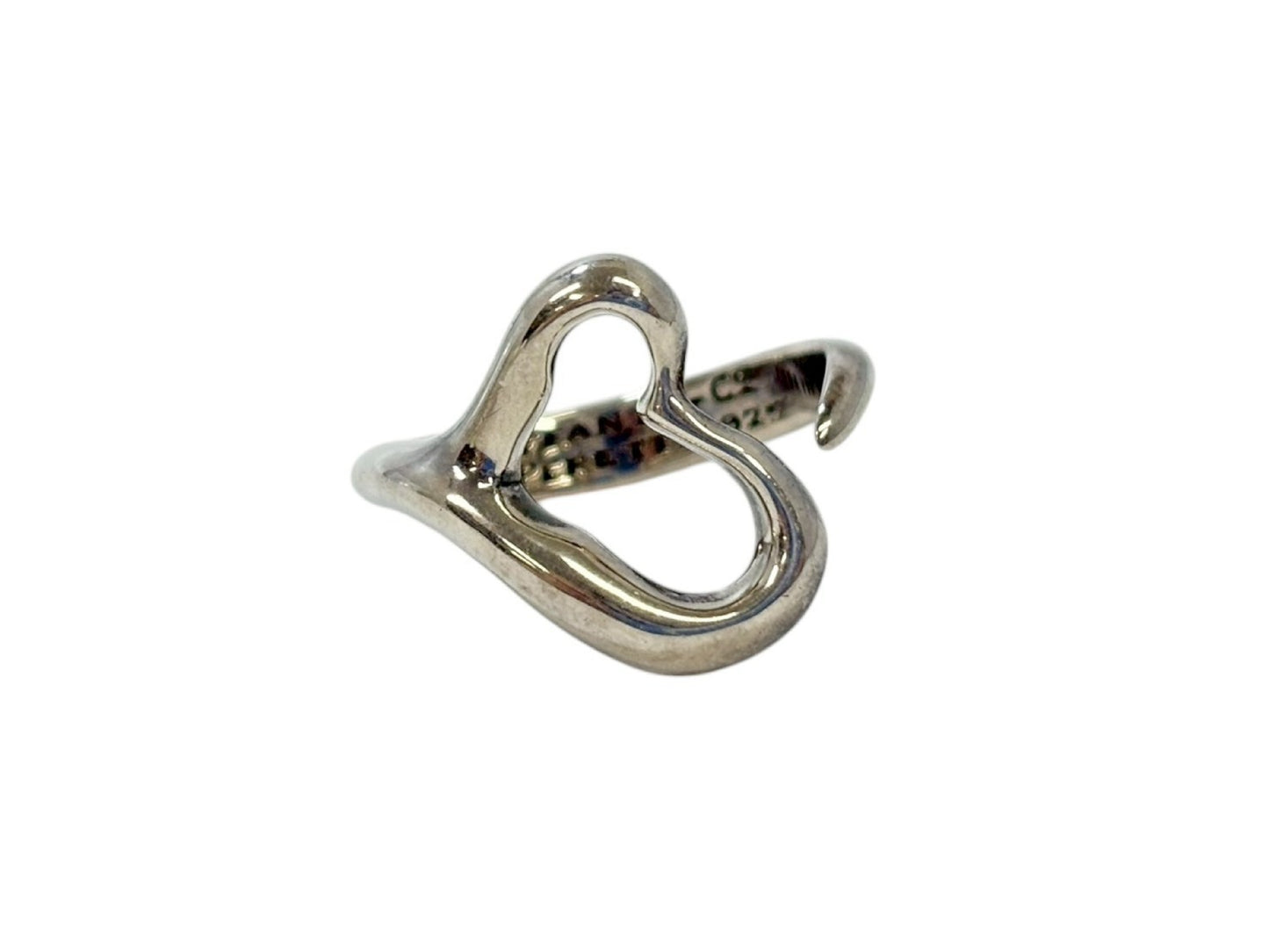 Tiffany & Co. Elsa Peretti Open Heart Ring, 925/4.6g