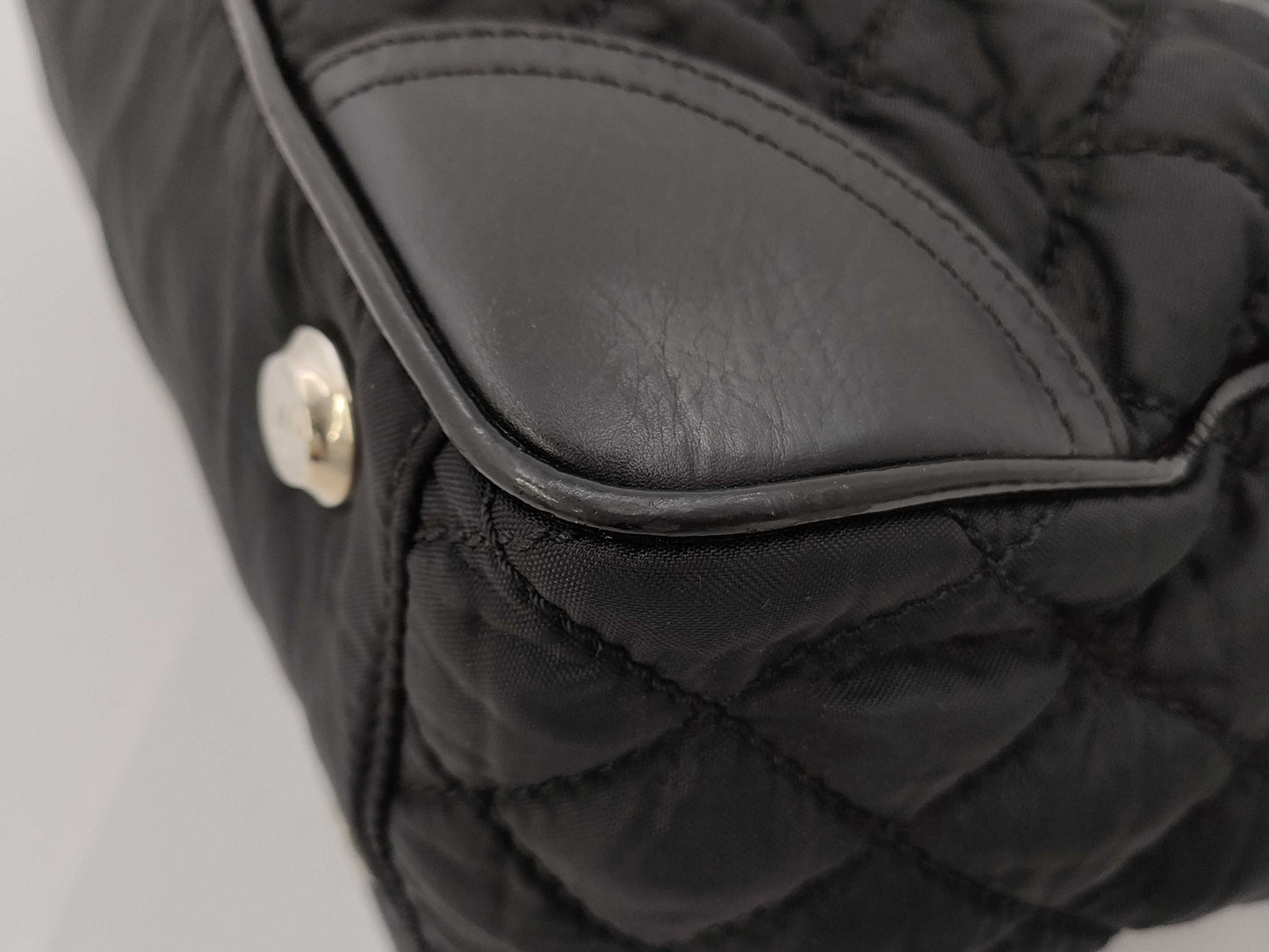 CHANEL Nylon Quilted Tote Bag