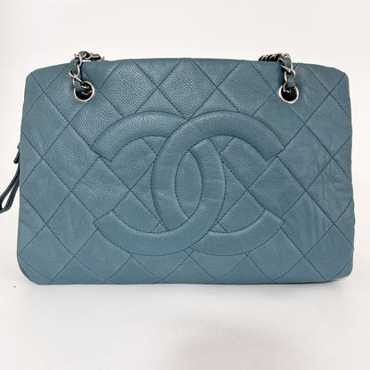 CHANEL Caviar Skin Tote Bag W32 [With Seal] No. 14 Shoulder Bag