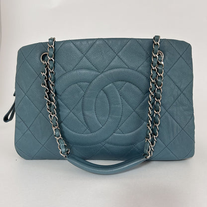 CHANEL Caviar Skin Tote Bag W32 [With Seal] No. 14 Shoulder Bag