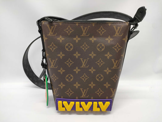LOUIS VUITTON LV Messenger Rubber Shoulder Bag