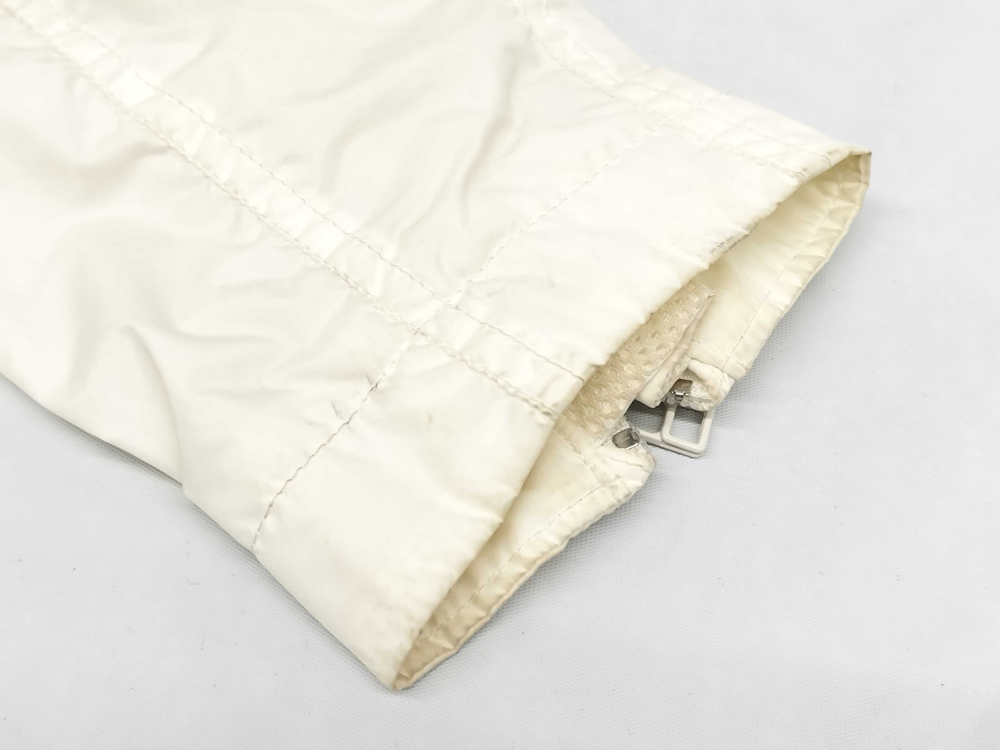 ISSEY MIYAKE 2002SS Parachute Coat Hooded White Size 2 Coat