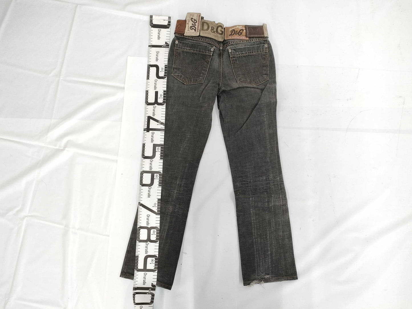 D&G denim gray pants size 38