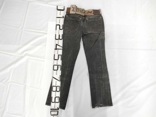 D&G denim gray pants size 38