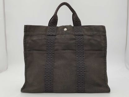 HERMES Air Line Tote MM Gray Tote Bag