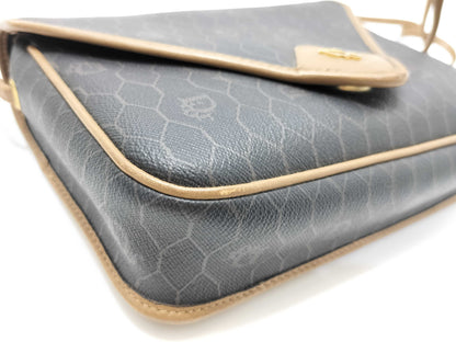 Dior Brown PVC Logo Shoulder Bag