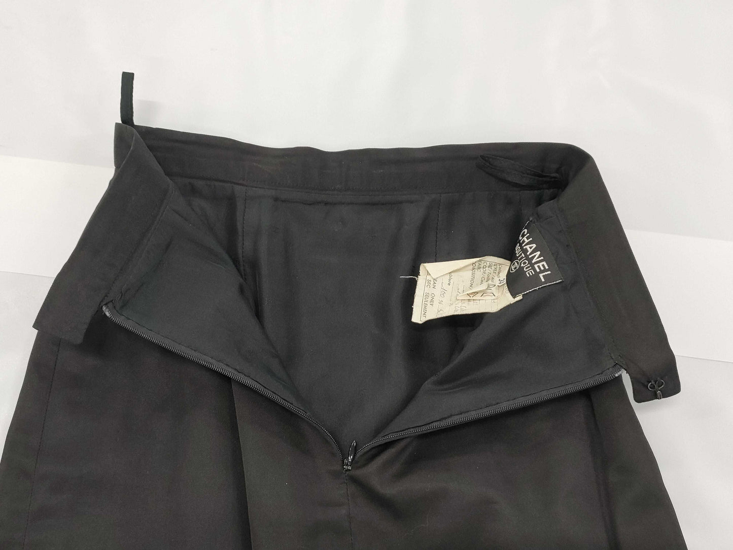 CHANEL Skirt Black Size 34 Skirt