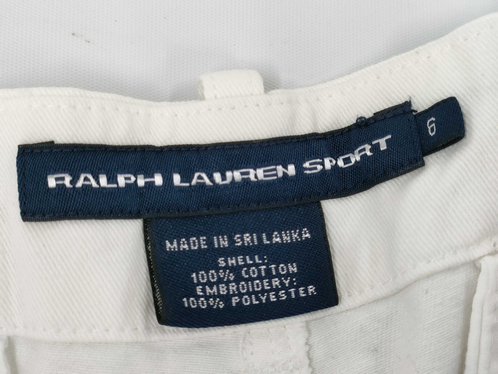 Ralph Lauren Sport Short Pants, Cotton, Size 6