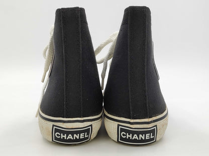 CHANEL Canvas Sneakers A01852 37 Sneakers
