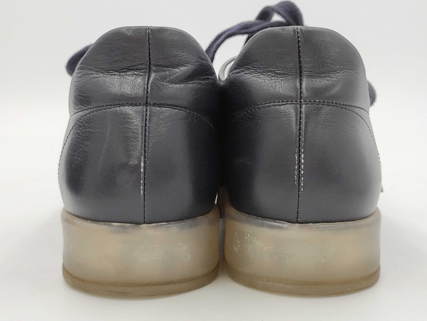 CHANEL Sneakers Leather Black 351/2 Sneakers