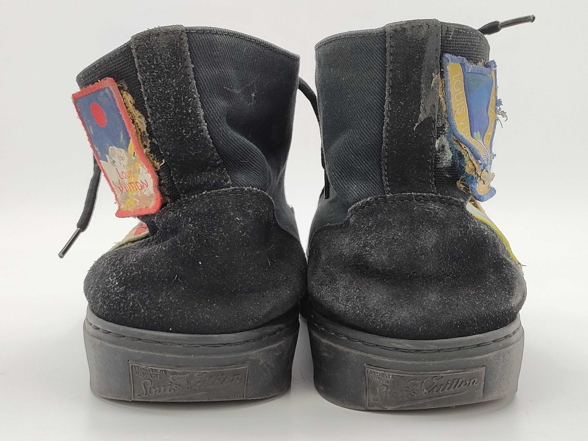 LOUIS VUITTON Canvas/Suede Sneakers FD0168 8 Sneakers