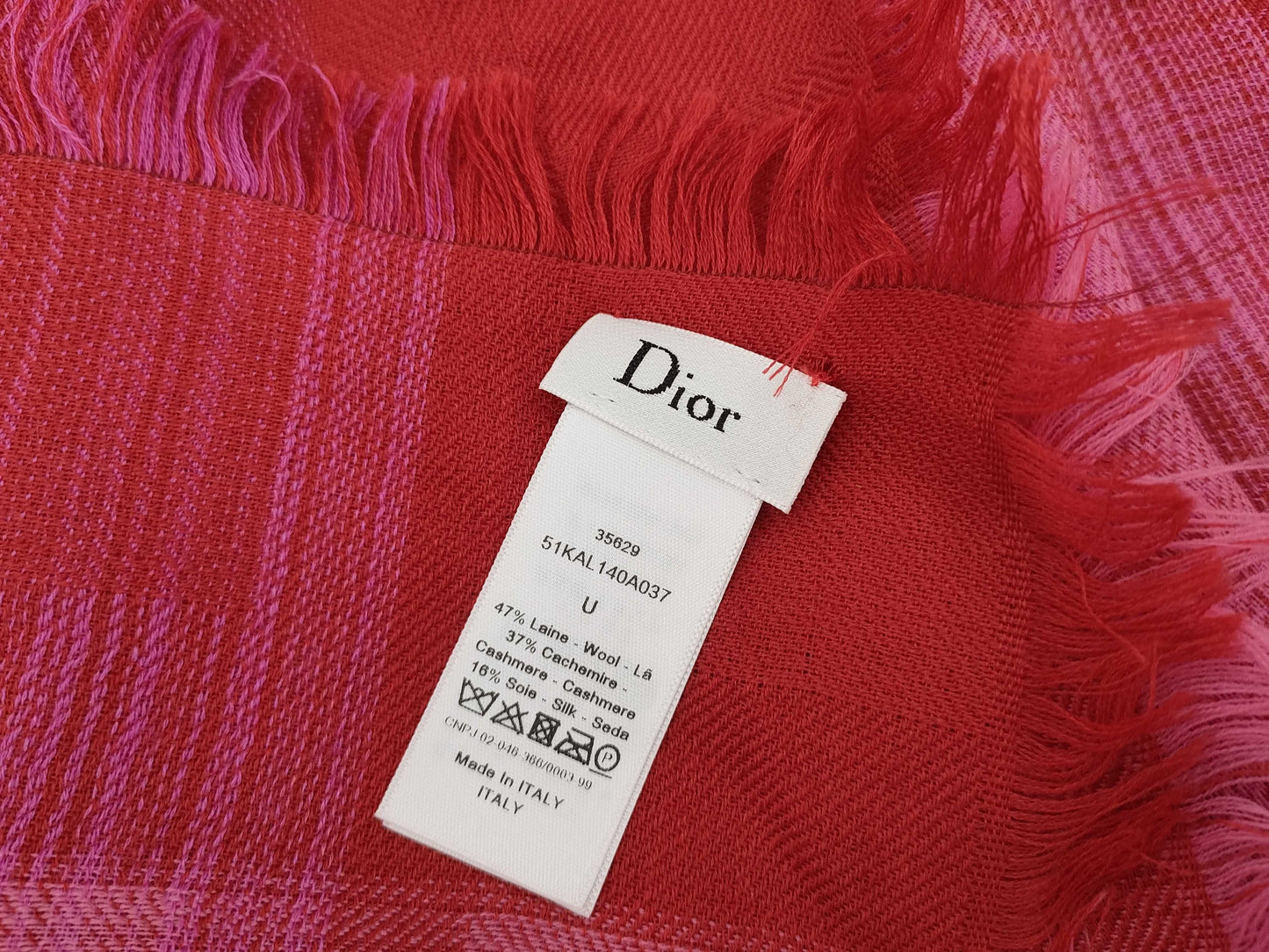 Dior Pink Stole Other Accessories