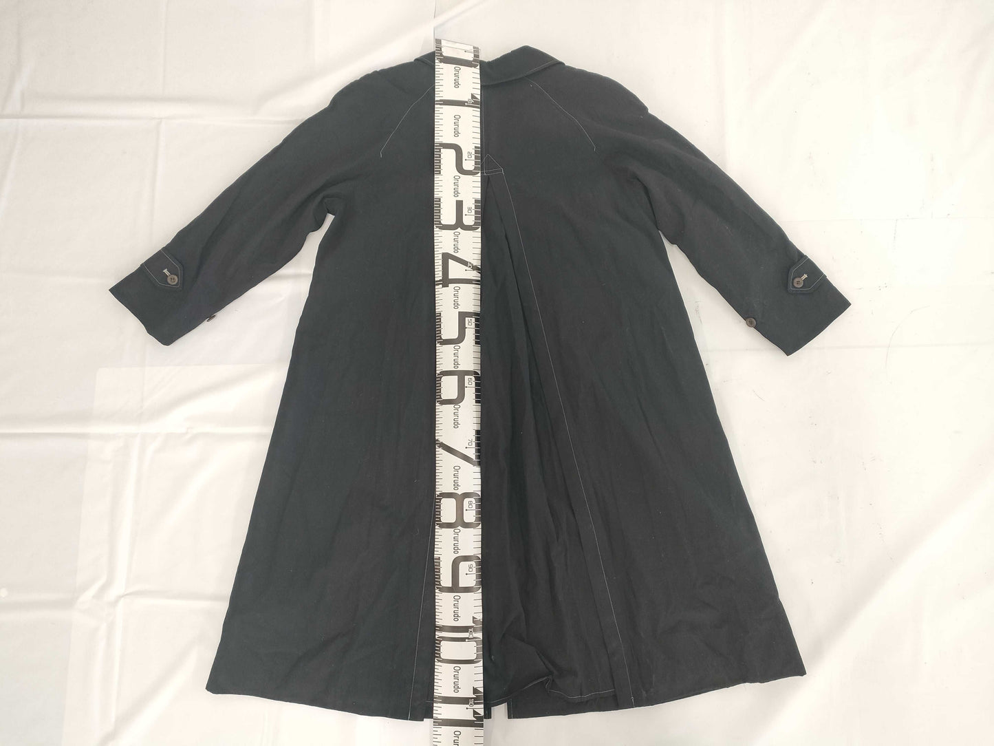 Burberry Long Coat with Stitched Liner, Size 9AR, C-TK83