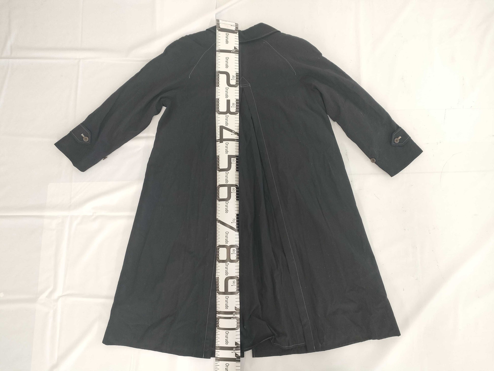 Burberry Long Coat with Stitched Liner, Size 9AR, C-TK83