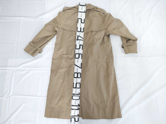 Burberry Nova Check Trench Coat, Size 48 REGULAR