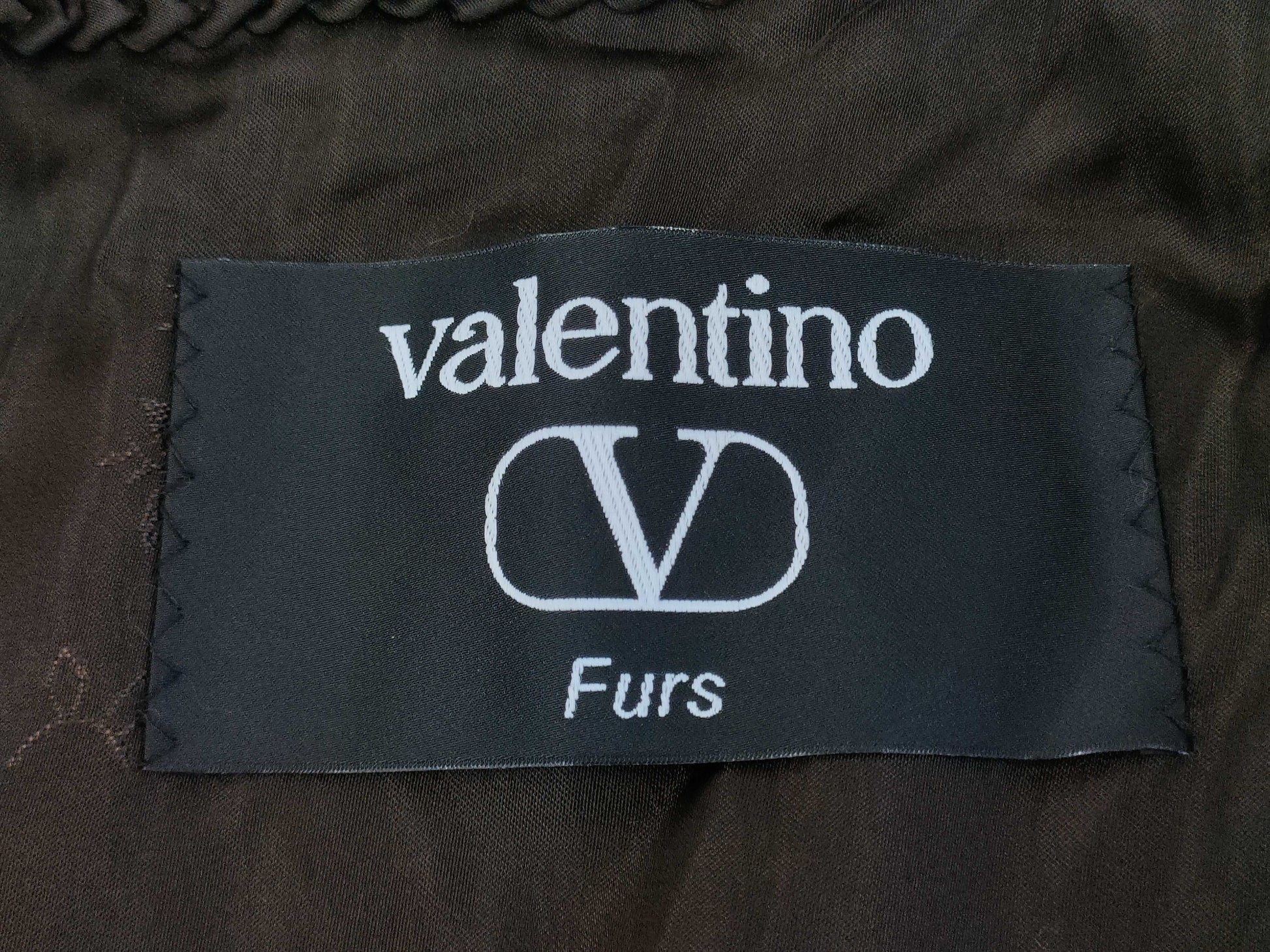 Valentino mink fur coat
