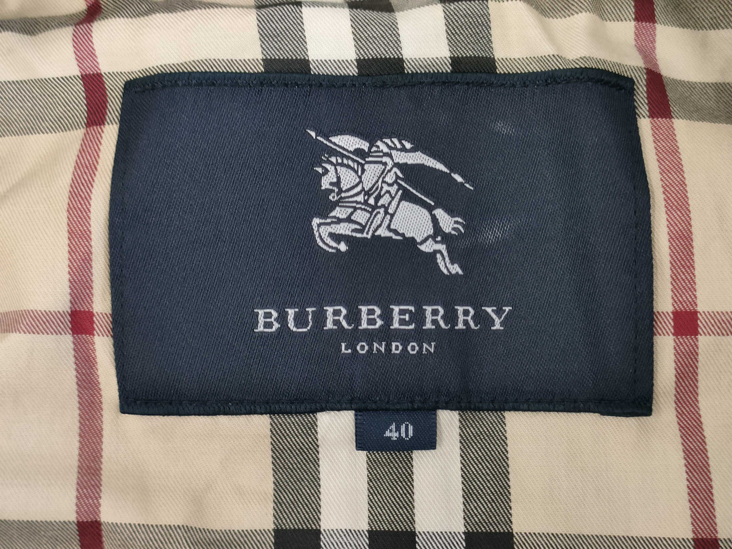 BURBERRY Nova Check Long Coat Size 40 Coat