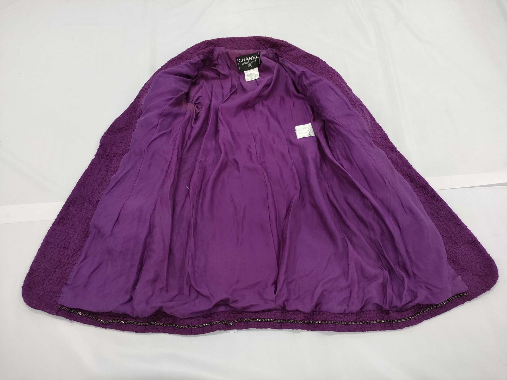 CHANEL CHANEL P09252V05790 97P #34 Purple Tweed 4-Pocket 2-Piece Set Other Apparel