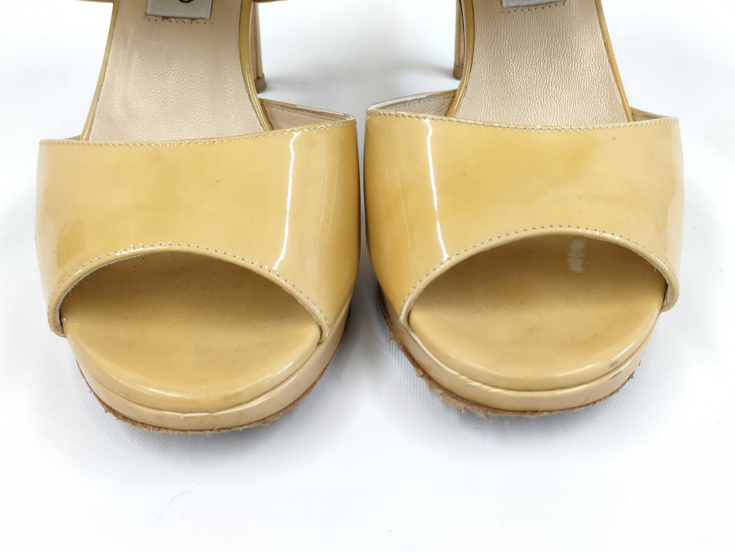 JIMMY CHOO JIMMY CHOO Patent Back Zip Stiletto Heel Pumps, Size 36 1/2