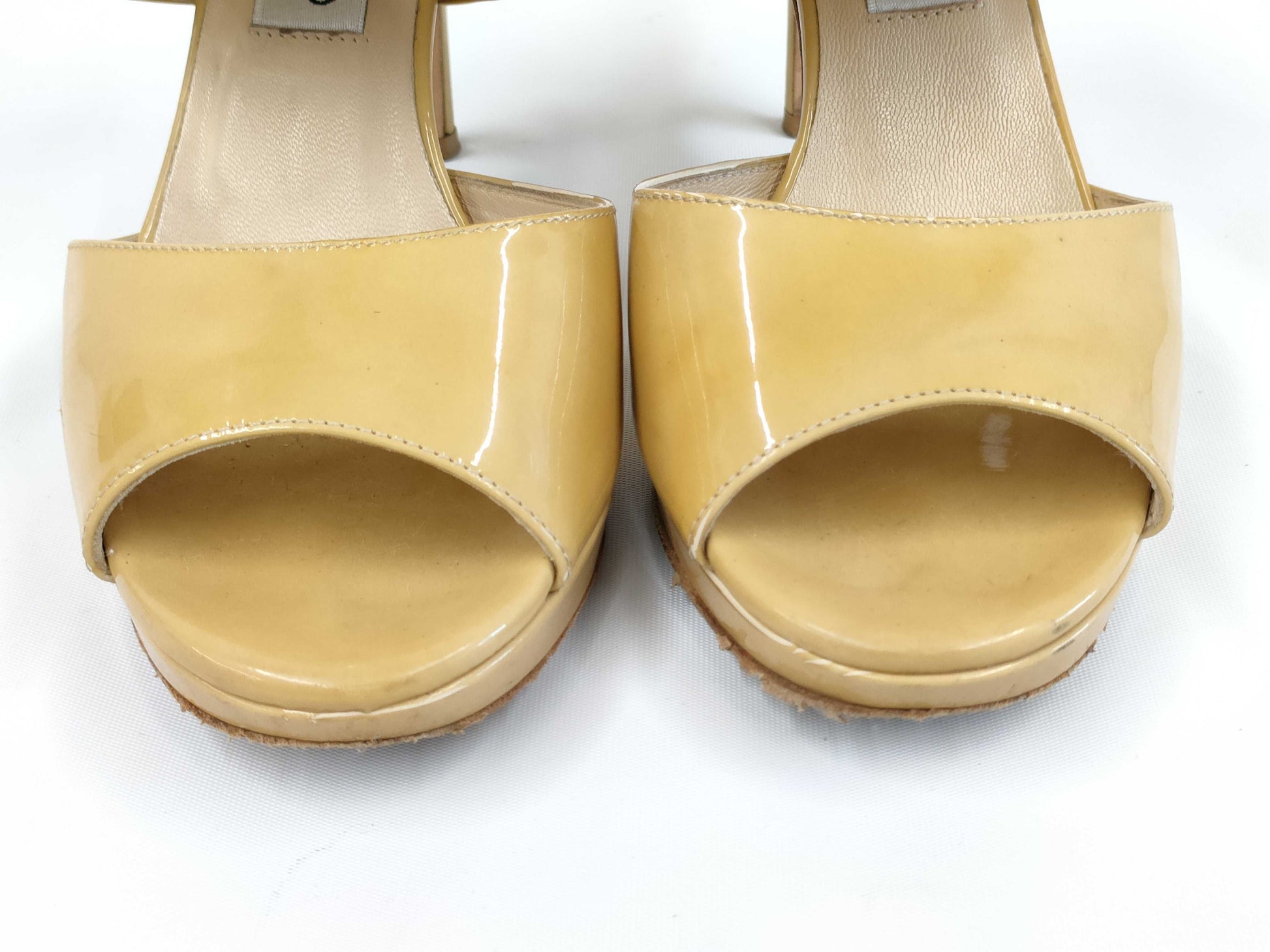 JIMMY CHOO JIMMY CHOO Patent Back Zip Stiletto Heel Pumps, Size 36 1/2