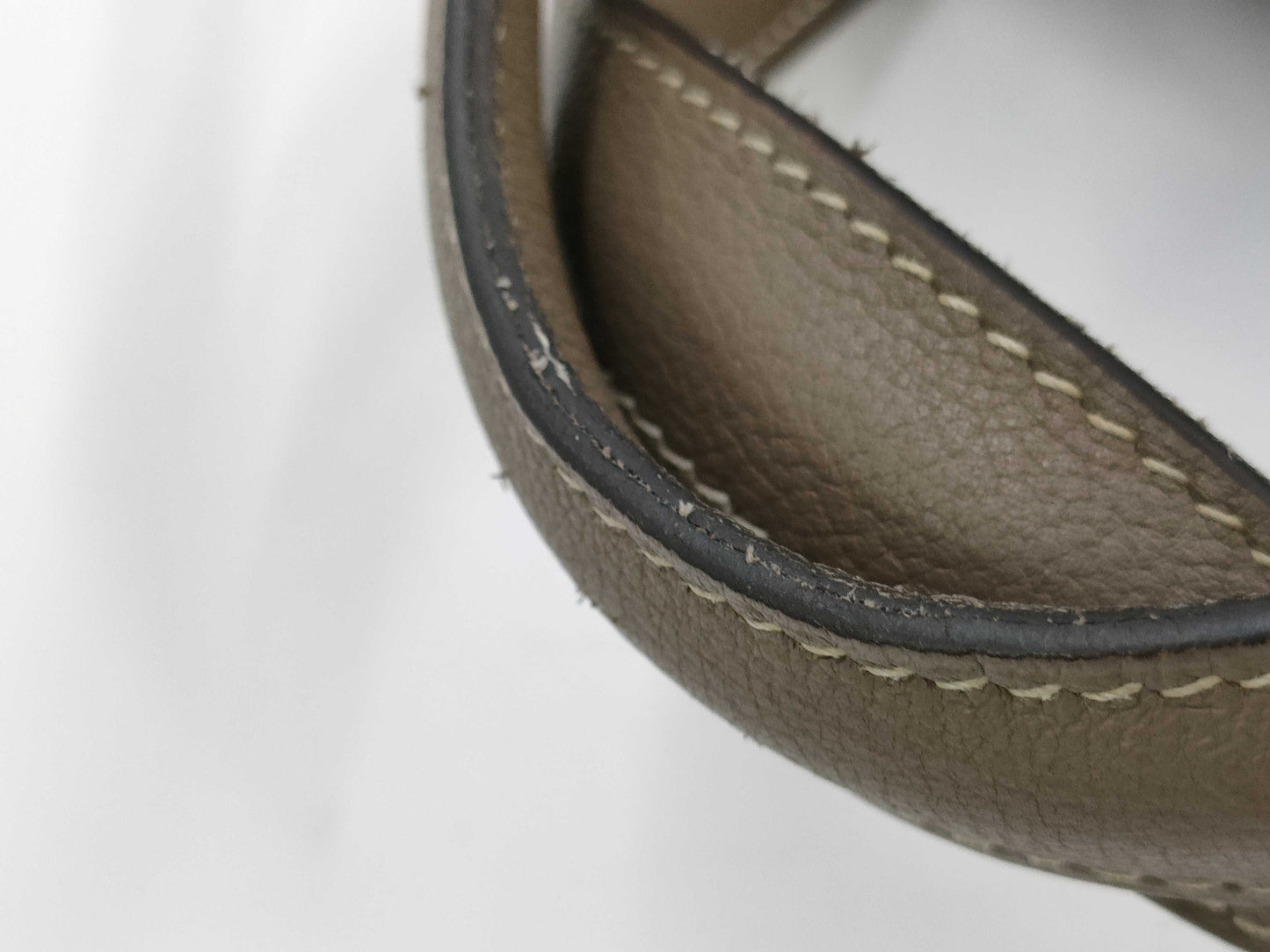 HERMES Victoria II 40 Etoupe Handbag