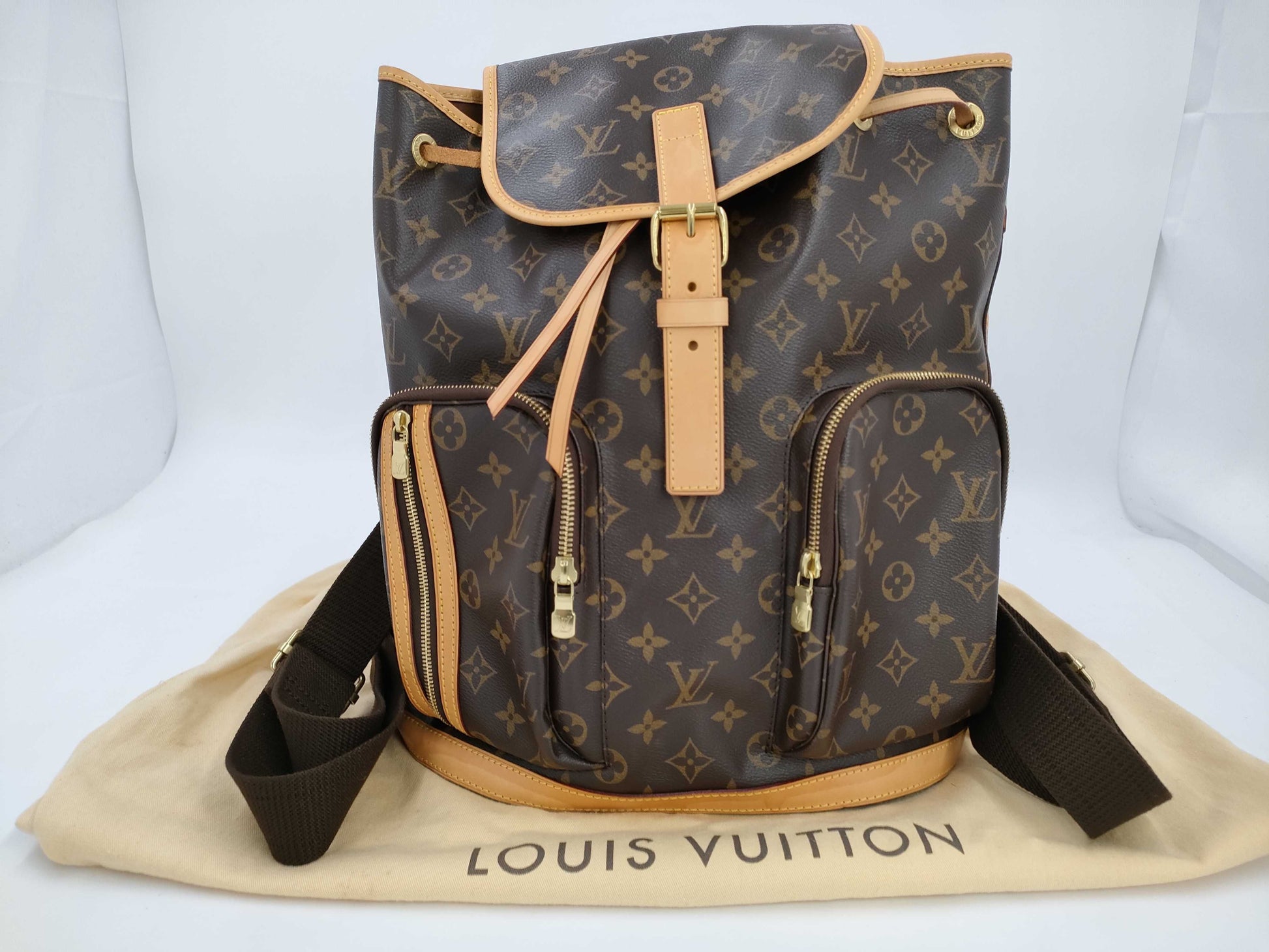 LOUIS VUITTON Nogram Sac A de Bosphore FL0194 Backpack