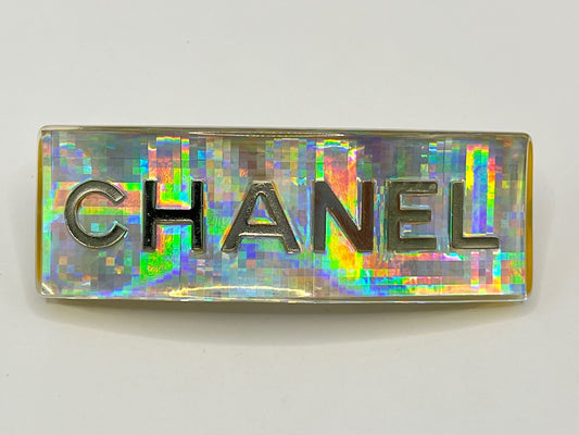 CHANEL Hologram Barrette 97P Aurora Hair Accessory