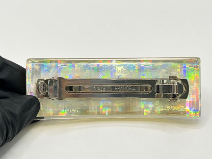 CHANEL Hologram Barrette 97P Aurora Hair Accessory