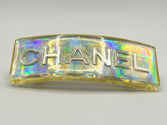CHANEL Hologram Barrette 97P Aurora Hair Accessory