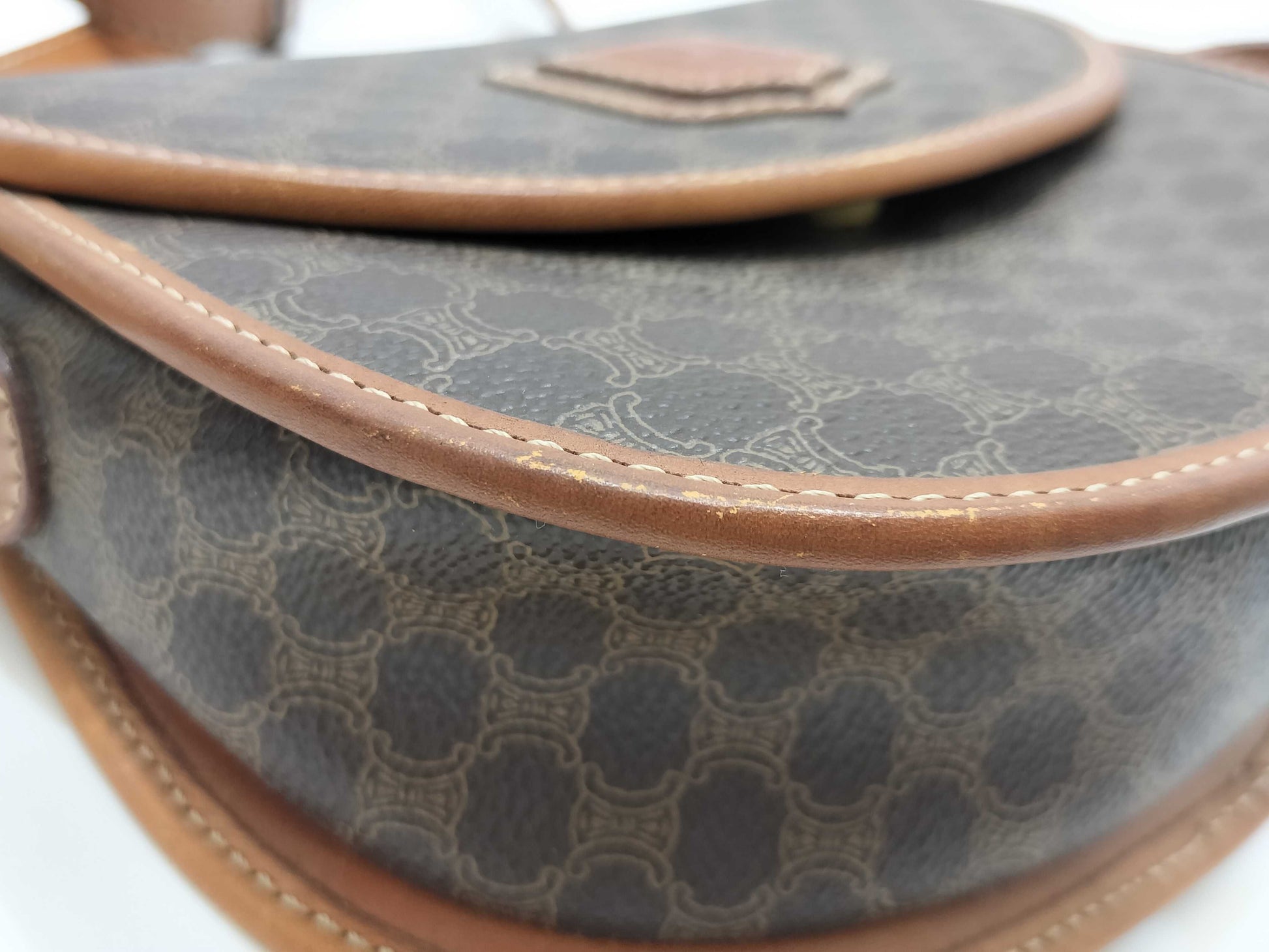 CELINE Macadam Shoulder Bag