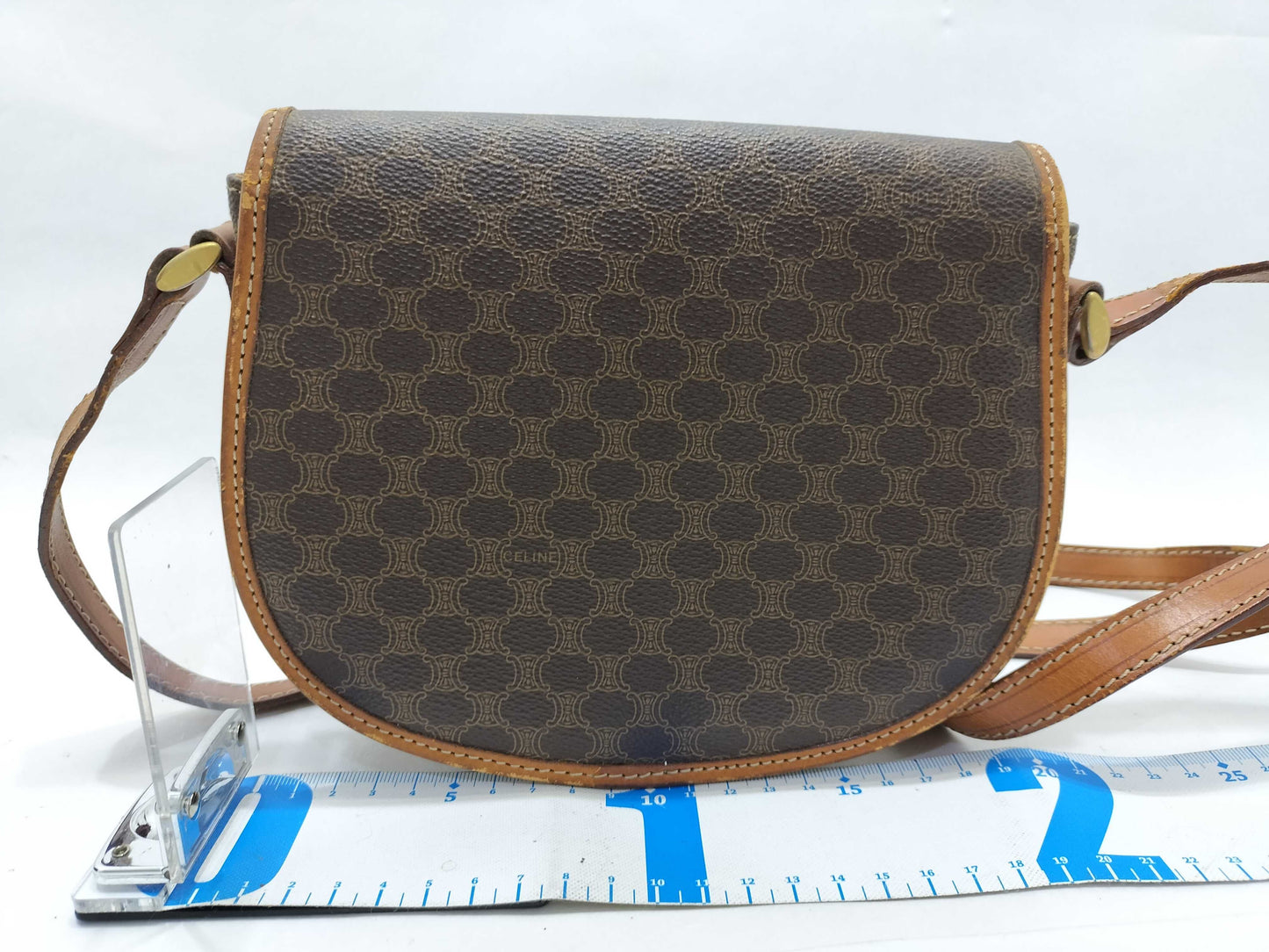 CELINE Macadam Shoulder Bag