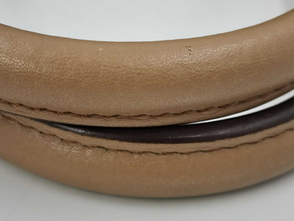 HERMES Birkin 35 Taurillon Tabac with sterling silver hardware, □N handbag