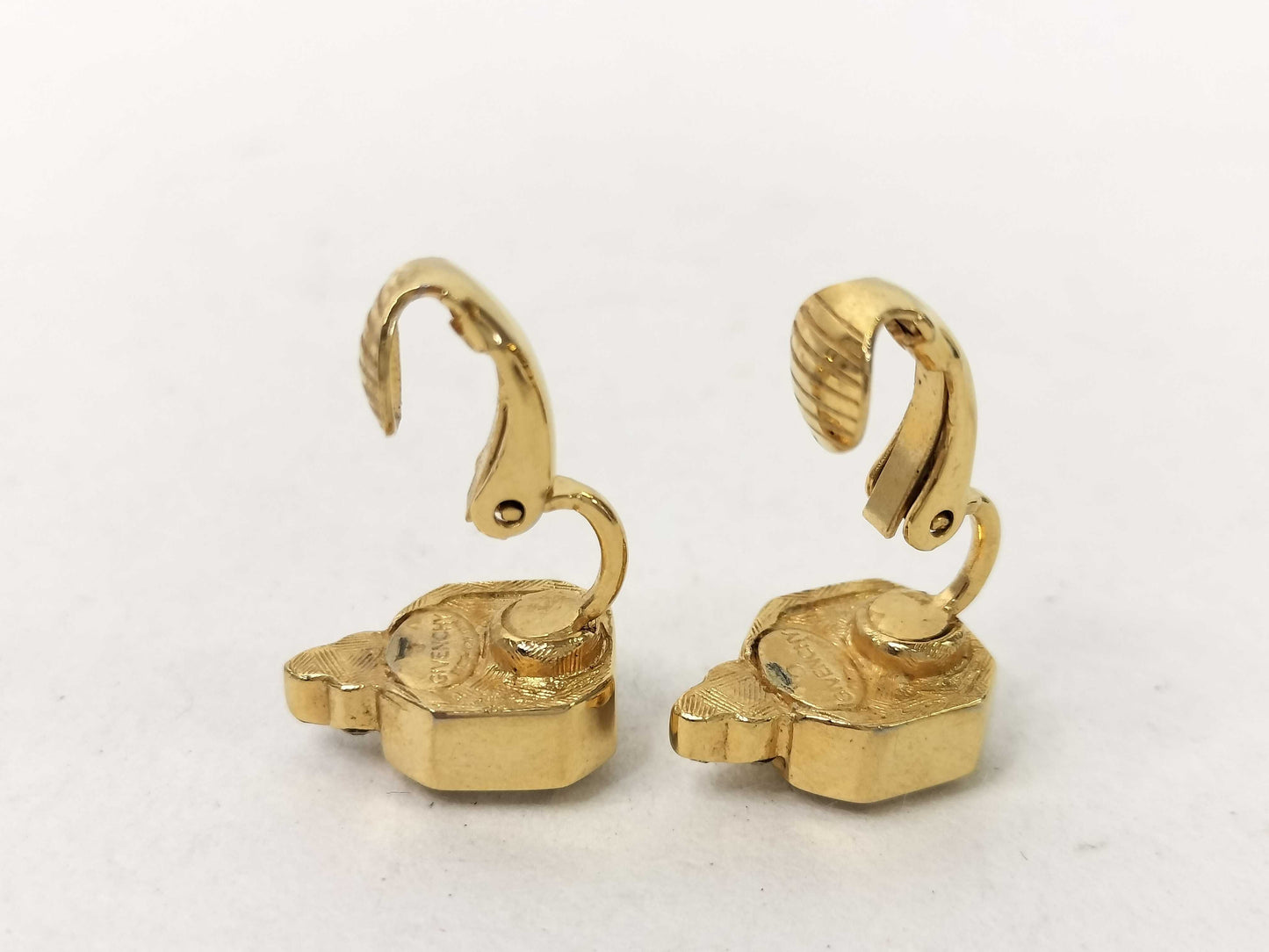 GIVENCHY YSL Gold Stone Necklace and Earrings